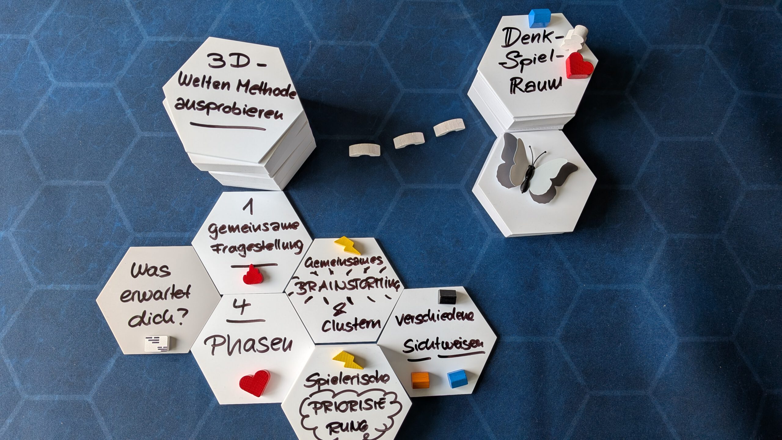 3D-Weltem Denk-Spiel-Raum